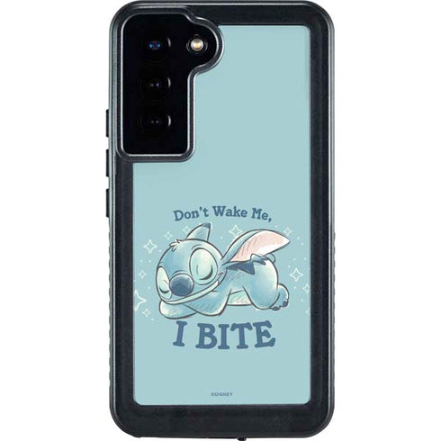 Disney Lilo and Stitch Dont Wake Me I Bite Galaxy S24 Plus Waterproof Case